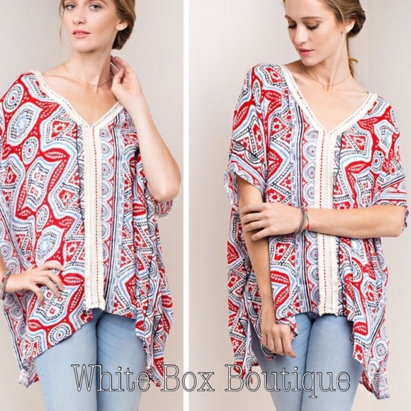 Abstract Print Tunic - Picture 4 of 4